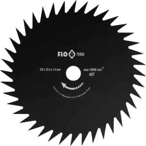 FLO FŰRÉSZTÁRCSA FŰKASZÁRA 40T 250/25,4 MM (79566) Ajánlat