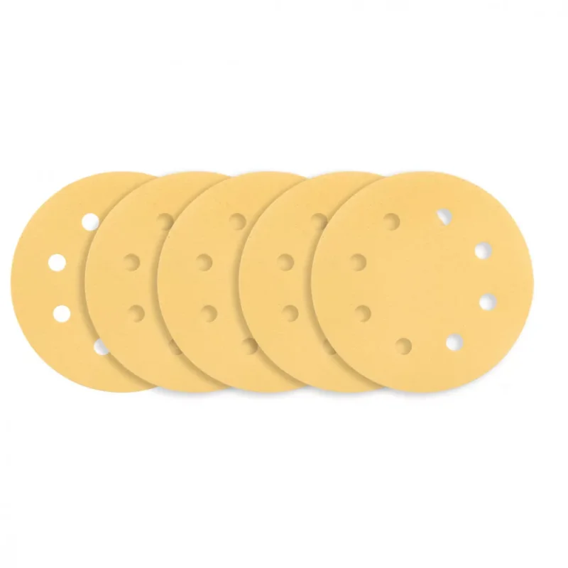 Exkluzív ajánlat GRAPHITE Tépőzáras csiszolópapír 180mm, K180, 5db, 8 lyukkal, csiszológéphez 59G263 (54H024)