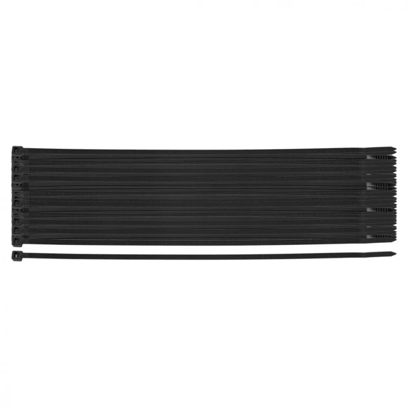 Akció NEO Kábelkötegelő, gyorskötöző, EXTREME, UV álló, fekete, 4,8x370mm, 50db/cs (01-636)