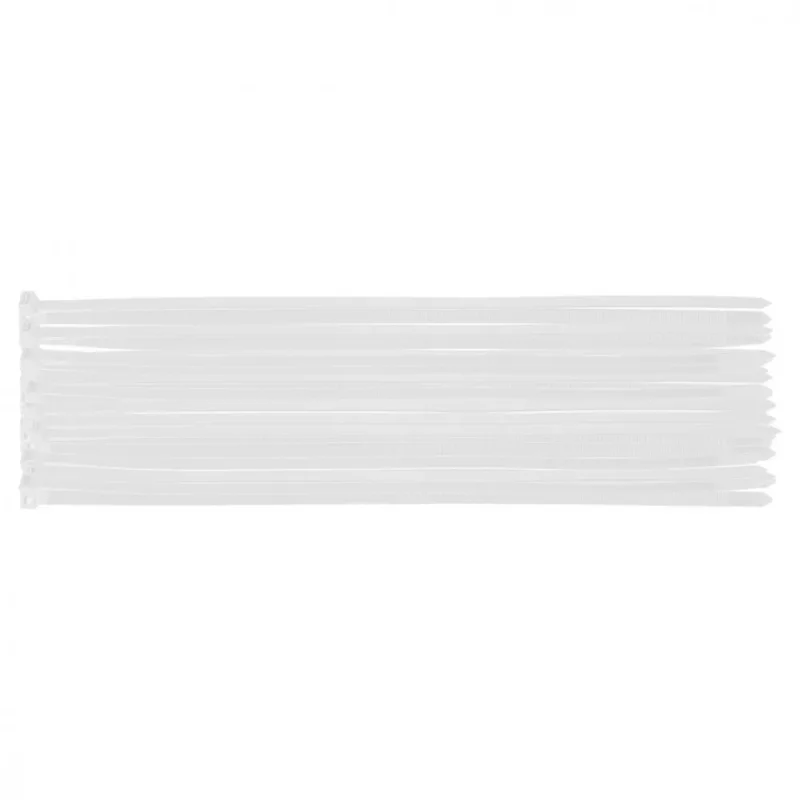 Akciós ár NEO Kábelkötegelő, gyorskötöző, EXTREME, UV álló, fehér, 7,6x300mm, 50db/cs (01-665)
