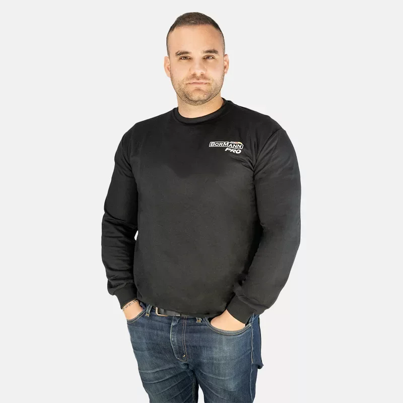 Ajánlat BORMANN Pro hosszú ujjú póló fekete XL 300gr/m2 (BPP7230)