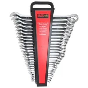 Azonnal elérhető KROFtools csillag-villáskulcs készlet, 25 részes 6-32 mm (1200025)