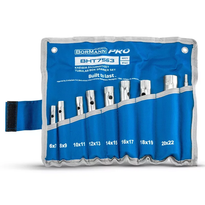 Azonnal elérhető BORMANN Pro 8 részes csőkulcs készlet, 6-22mm (BHT7563)