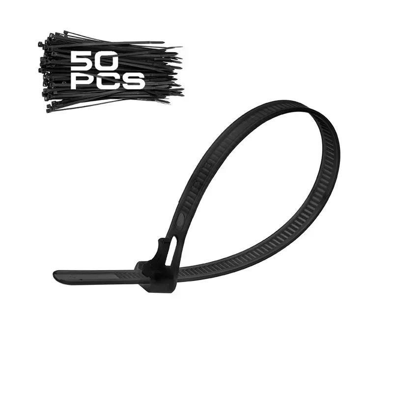 Vedd meg online BORMANN Pro nylon kábelkötegelő 4,6x200mm fekete 50db (BCR5086)