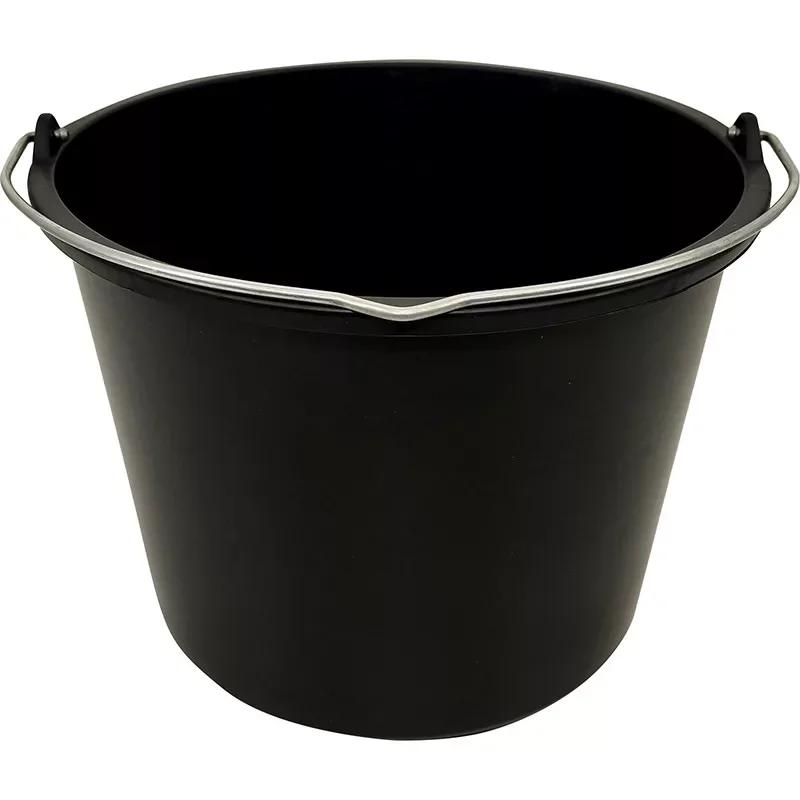 Alacsony ár BORMANN műanyag vödör 20 L,fém fogantyúval, fekete (BHT7972)