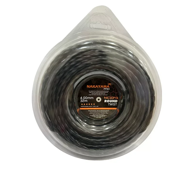 Akció NAKAYAMA PRO Fűkasza damil, nylon-szén, kerek sodort,4,00 mm-32 méter (NC1041)
