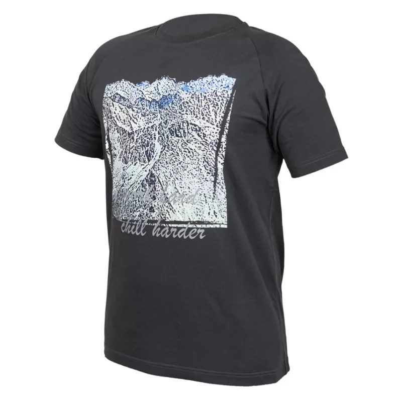 Ajánlat NEO Munkavédelmi póló, OUTDOOR, hegyek, fekete, 100% pamut, 180g/m2, XXXL (81-645-XXXL)