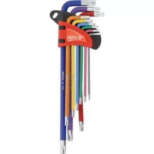 Árengedmény YATO Torx kulcskészlet T10–T50, 9 DB (YT-05636)