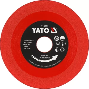 YATO Gyémántkorong 125X1.2X22.23MM (YT-59941) Korlátozott ajánlat