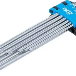 Korlátozott ajánlat BGS derékszögű kulcs készlet extra hosszú TS-profil (Torx Plus) TS10 - TS50 9 darabos