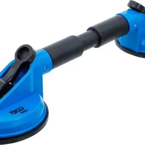 BGS dupla gumi szívókorong ABS Flexibilis fejekkel Ø 120 mm 390 mm Legjobb ár