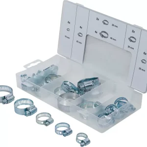 BGS tömlőbilincs-készlet Ø 16 - 40 mm 26 darabos Korlátozott ajánlat