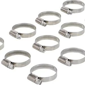 Biztonságos fizetés BGS tömlőbilincs INOX 25 x 40 mm 10 darabos