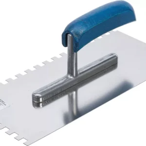 Azonnal elérhető BGS fogazott simítóvas rozsdamentes négyszögletű fogazás 280 x 130 mm