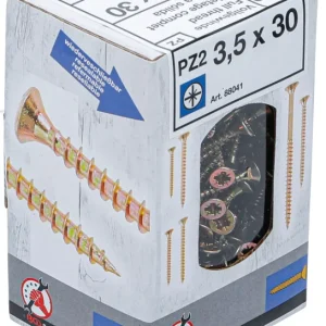 BGS univerzális csavarok csillag PZ2 3,5 x 30 mm 200 db Újdonság