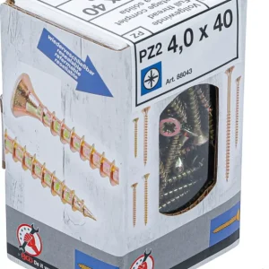 BGS univerzális csavarok csillag PZ2 4,0 x 40 mm 150 db Vásárlói kedvenc