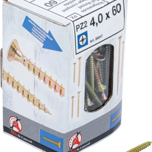 BGS univerzális csavarok csillag PZ2 4,0 x 60 mm 110 db Szezonális akció