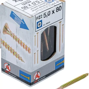 Prémium BGS univerzális csavarok csillag PZ2 5,0 x 80 mm 50 db