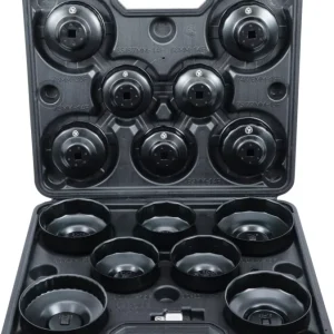 BGS olajszűrőkulcs-készlet 10 mm (3/8") 14 darabos Vásárlói kedvenc