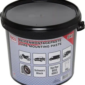 Árcsökkenés BGS abroncsszerelő paszta fekete 5 kg