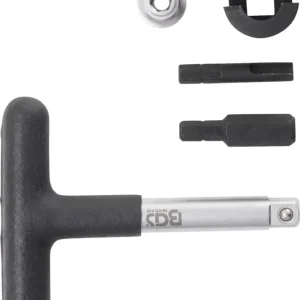 Alacsony ár BGS olajleeresztő kulcs készlet műanyag csavarokhoz 6,3 mm (1/4") és 10 mm (3/8") 5 darabos