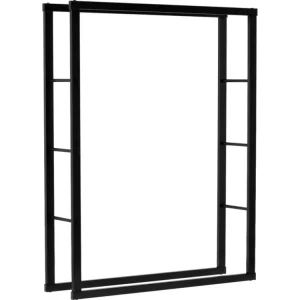 Vorel acél kandallótűzifa-állvány 100×25×100 cm Expressz szállítás