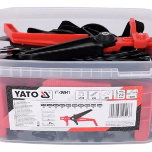 Yato csempeszintező rendszer Y2 mm készlet 100 db + 50 db + 50 db + fogó Árcsökkenés