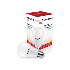 Asalite LED izzó A65 gömb E27 15W 4000K (1620 lumen) Kedvezményes ár
