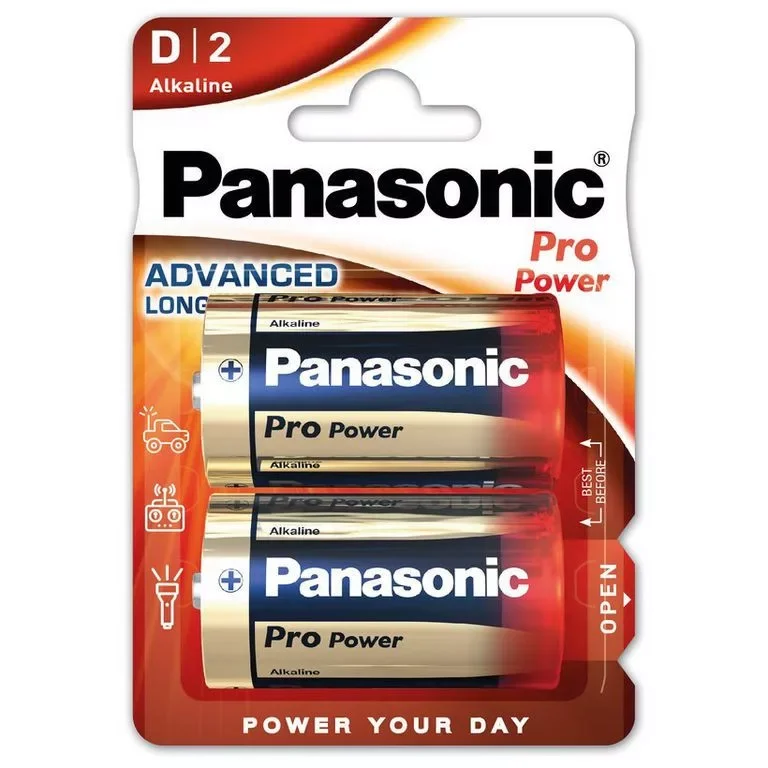 Árengedmény Panasonic pro power alkáli góliát elem (LR20) BL/2