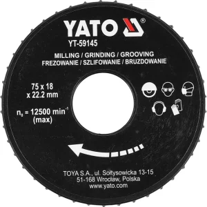 Yato ráspolykorong sarokcsiszolóra 75 mm Biztonságos vásárlás