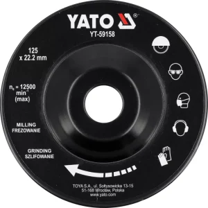 Azonnali szállítás Yato ráspolykorong sarokcsiszolóra, lapos 125 mm