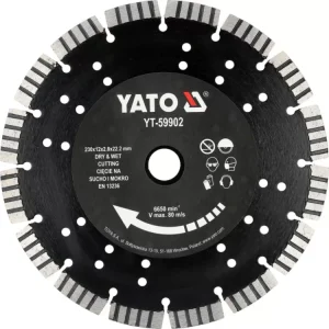 Yato gyémánt vágókorong betonhoz 230 mm Árengedmény
