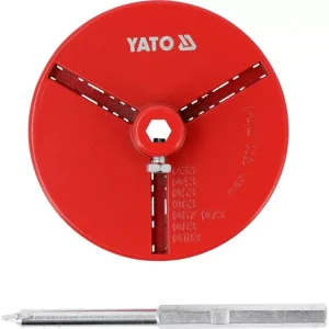 Végkiárusítás Yato rögzítő korong wolfrám-karbid lyukfűrészhez való fúróval 33-103mm