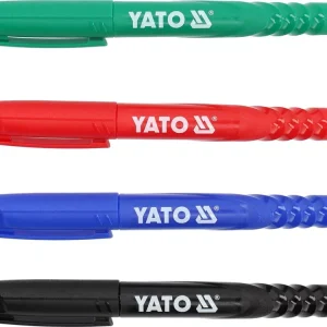 Olcsóbb Yato filctoll készlet 4 db, fekete-zöld-kék-piros