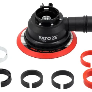 Yato sarokcsiszoló adapter excentercsiszoló, 125mm, csiszolópapír készlettel Azonnal elérhető
