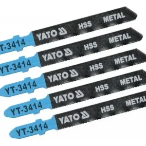 Újdonság Yato dekopírfűrészlap fémre T-befogás T32TPI 75/1,0 mm HSS (5 db/cs)