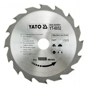 Yato fűrésztárcsa fához 140 x 20 x 2,0 mm / 16T Csak ma