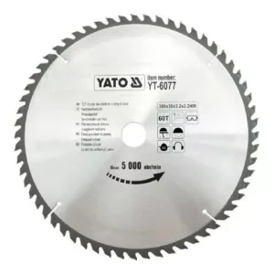 Akciós ár Yato fűrésztárcsa fához 300 x 30 x 2,0 mm / 60T