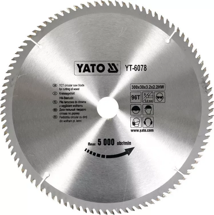 Yato fűrésztárcsa fához 300 x 30 x 2,0 mm / 96T Olcsóbb