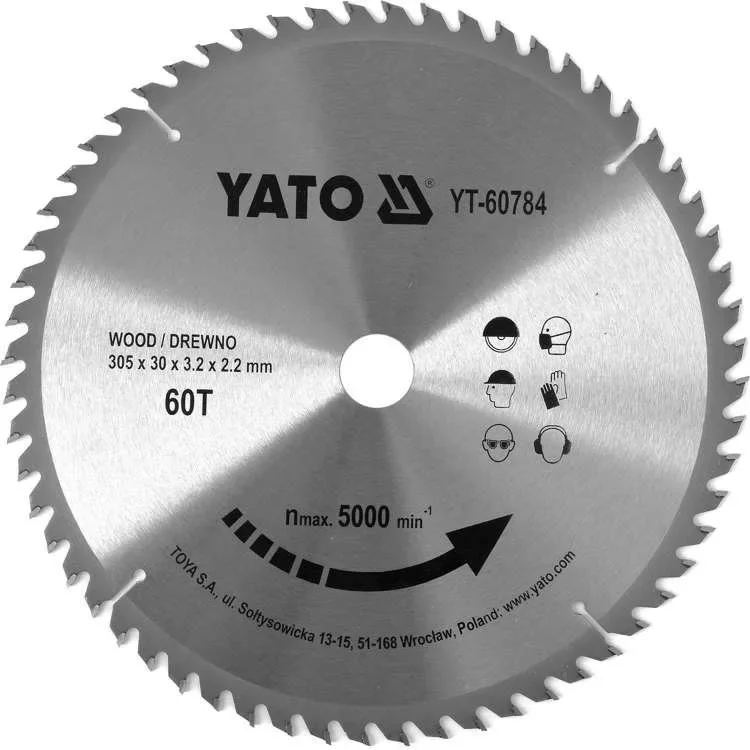 Yato fűrésztárcsa fához 305 x 30 x 2,0 mm / 60T Vedd meg most