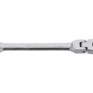 Végkiárusítás Yato racsnis csuklós csillag-villáskulcs 11 mm / 160 mm 72T CrV