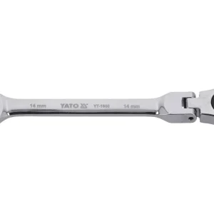 Yato racsnis csuklós csillag-villáskulcs 14 mm / 185 mm 72T CrV Szuper ajánlat