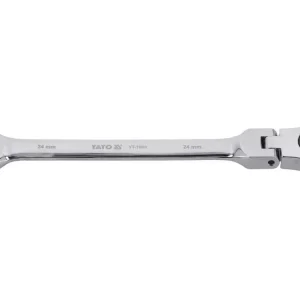 Yato racsnis csuklós csillag-villáskulcs 24 mm / 330 mm 72T CrV Akciós ár