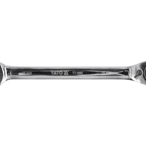 Yato racsnis irányváltós csillag-villáskulcs 19 mm / 245 mm 72T CrV Biztonságos fizetés