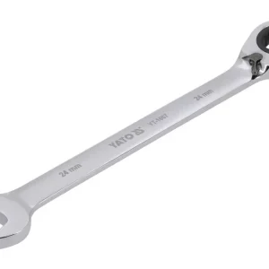 Yato racsnis irányváltós csillag-villáskulcs 24 mm / 330 mm 72T CrV Exkluzív ajánlat
