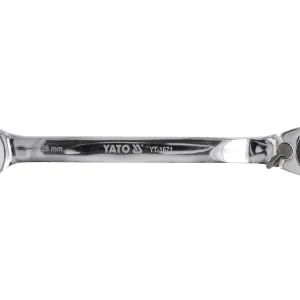 Yato racsnis irányváltós csillag-villáskulcs 28 mm / 360 mm 72T CrV Gyors kiszállítás