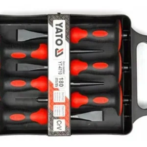 Yato véső készlet 6 részes 180 mm kézvédővel Akció