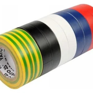 Yato szigetelőszalag 19 x 0,13 mm x 20 m öt színű (10 db/cs) Legnépszerűbb