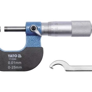 Yato mikrométer 0-25 mm +/-0,01 mm mechanikus Expressz szállítás