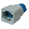 Ajánlat Csatlakozó adapter, CEE/Schuko IN 2P+E 6h (CEE), OUT 2P+E (Schuko) 16A TICS-A1 Tracon